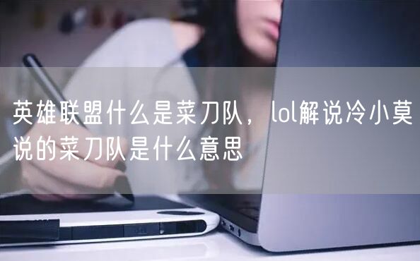 英雄联盟什么是菜刀队,lol解说冷小莫说的菜刀队是什么意思