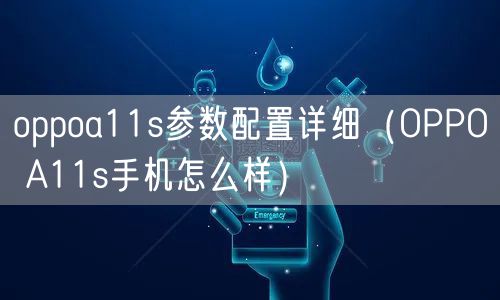 oppoa11s参数配置详细（OPPO A11s手机怎么样）
