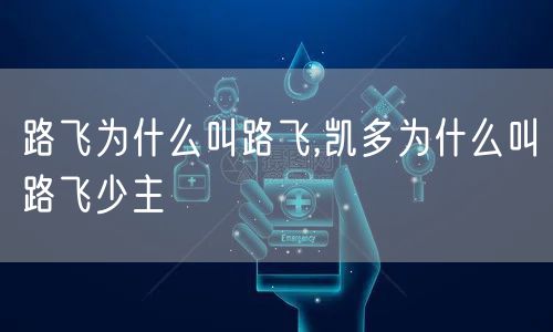 路飞为什么叫路飞,凯多为什么叫路飞少主