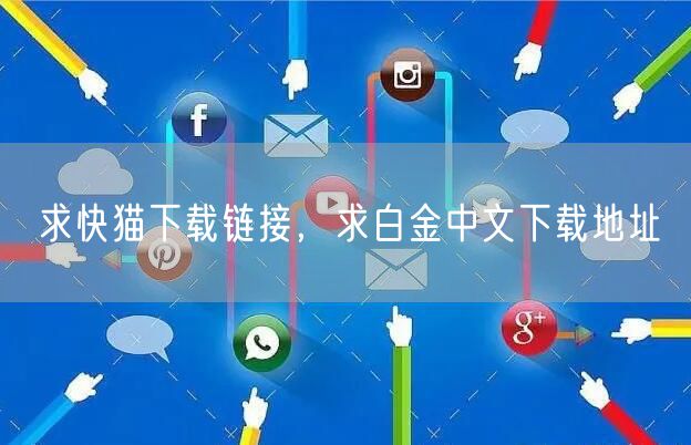 求快猫下载链接,求白金中文下载地址