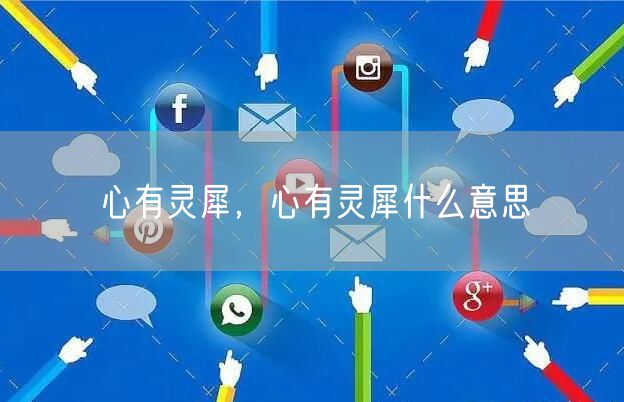 心有灵犀，心有灵犀什么意思