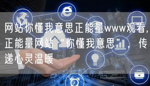 网站你懂我意思正能量www观看,正能量网站“你懂我意思”,传递心灵温暖
