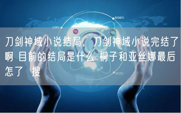 刀剑神域小说结局，刀剑神域小说完结了啊 目前的结局是什么 桐子和亚丝娜最后怎了  搜
