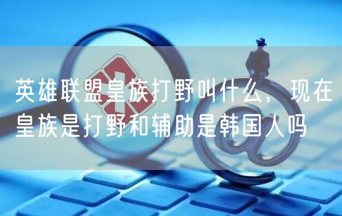 英雄联盟皇族打野叫什么,现在皇族是打野和辅助是韩国人吗
