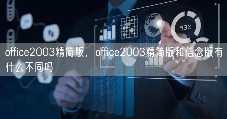 office2003精简版,office2003精简版和信念版有什么不同吗