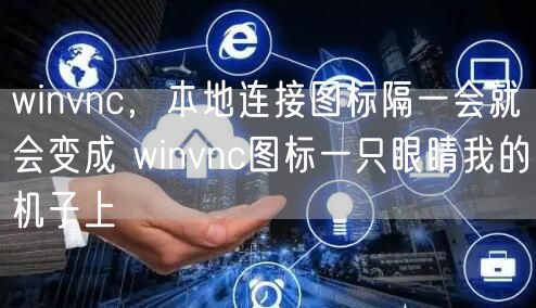 winvnc，本地连接图标隔一会就会变成 winvnc图标一只眼睛我的机子上