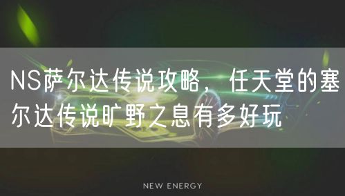 NS萨尔达传说攻略,任天堂的塞尔达传说旷野之息有多好玩