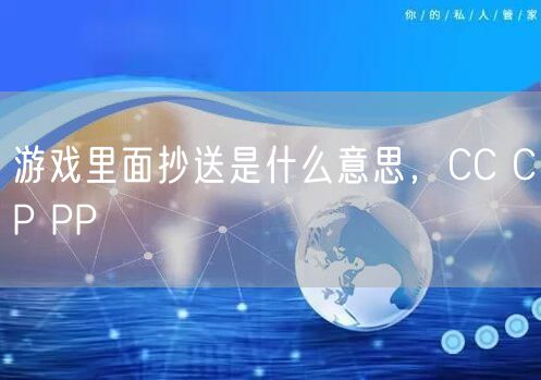 游戏里面抄送是什么意思，CC CP PP