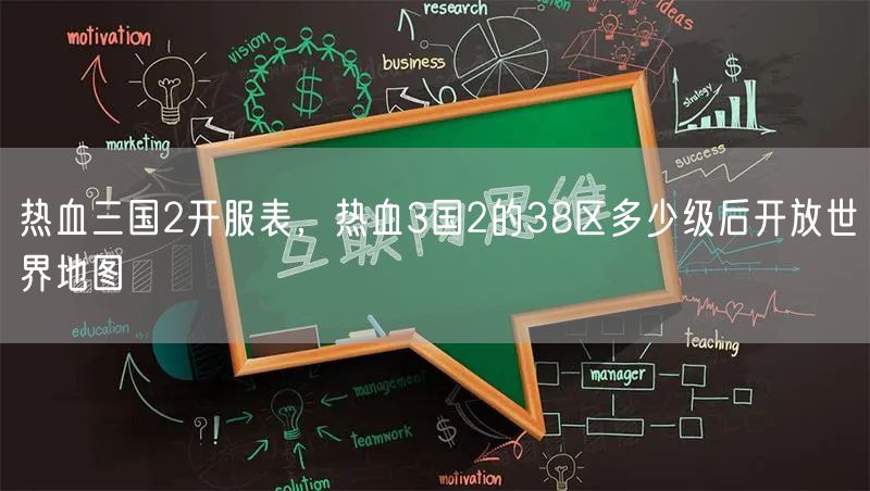 热血三国2开服表,热血3国2的38区多少级后开放世界地图