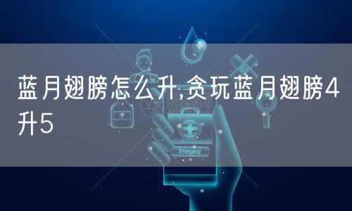 蓝月翅膀怎么升,贪玩蓝月翅膀4升5
