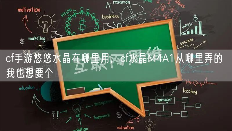 cf手游悠悠水晶在哪里用，cf水晶M4A1从哪里弄的 我也想要个