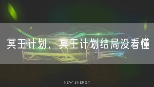 冥王计划，冥王计划结局没看懂