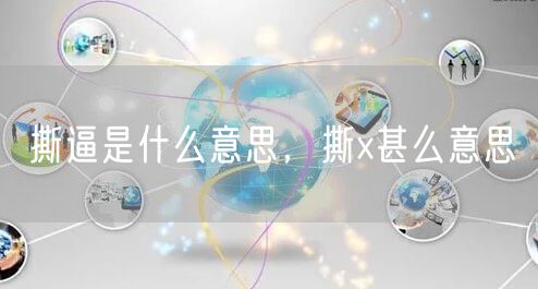 撕逼是什么意思，撕x甚么意思