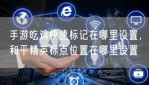 手游吃鸡快速标记在哪里设置，和平精英标点位置在哪里设置