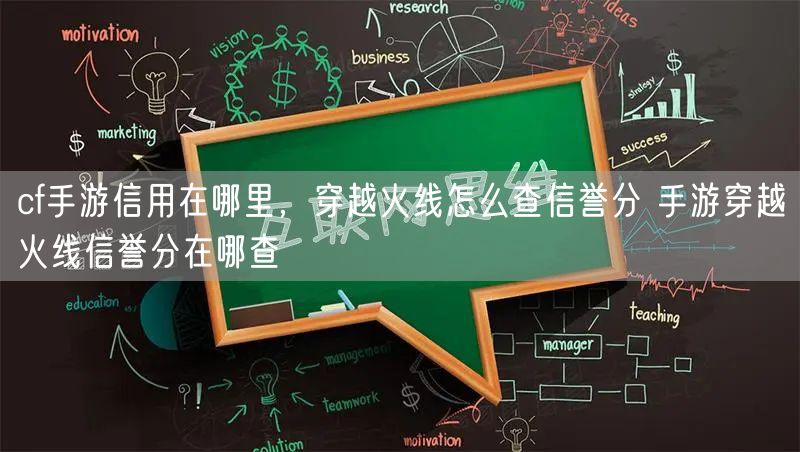 cf手游信用在哪里,穿越火线怎么查信誉分 手游穿越火线信誉分在哪查
