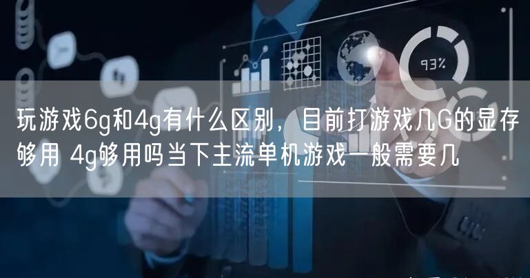 玩游戏6g和4g有什么区别，目前打游戏几G的显存够用 4g够用吗当下主流单机游戏一般需要几