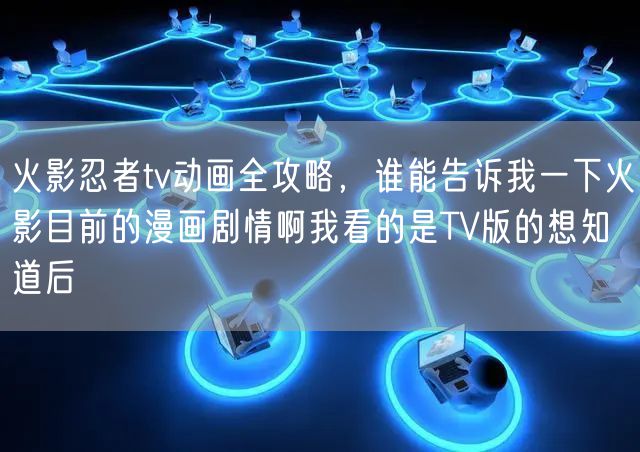 火影忍者tv动画全攻略，谁能告诉我一下火影目前的漫画剧情啊我看的是TV版的想知道后