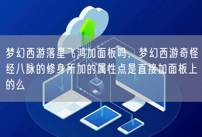 梦幻西游落星飞鸿加面板吗，梦幻西游奇怪经八脉的修身所加的属性点是直接加面板上的么