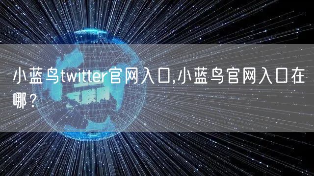 小蓝鸟twitter官网入口,小蓝鸟官网入口在哪？
