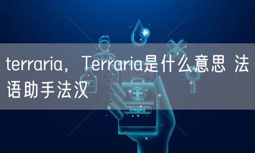 terraria，Terraria是什么意思 法语助手法汉