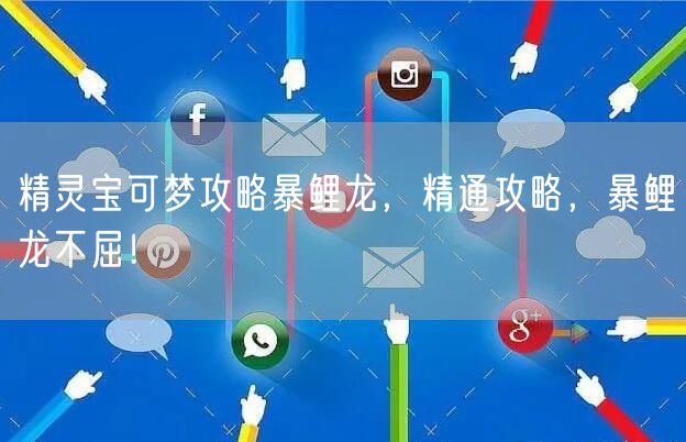 精灵宝可梦攻略暴鲤龙，精通攻略，暴鲤龙不屈！