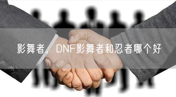 影舞者，DNF影舞者和忍者哪个好