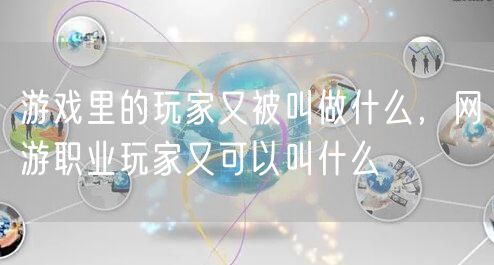 游戏里的玩家又被叫做什么,网游职业玩家又可以叫什么