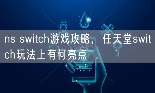 ns switch游戏攻略，任天堂switch玩法上有何亮点