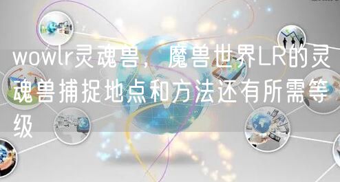 wowlr灵魂兽，魔兽世界LR的灵魂兽捕捉地点和方法还有所需等级