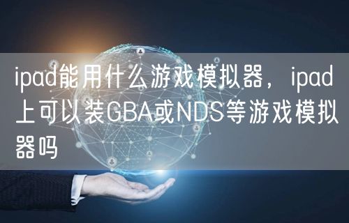 ipad能用什么游戏模拟器，ipad上可以装GBA或NDS等游戏模拟器吗