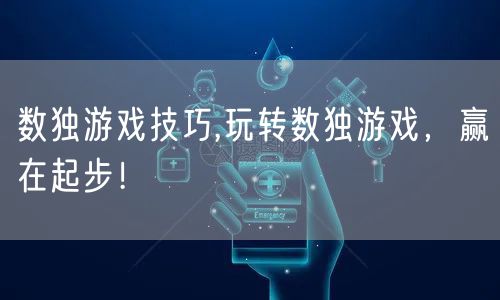 数独游戏技巧,玩转数独游戏,赢在起步!