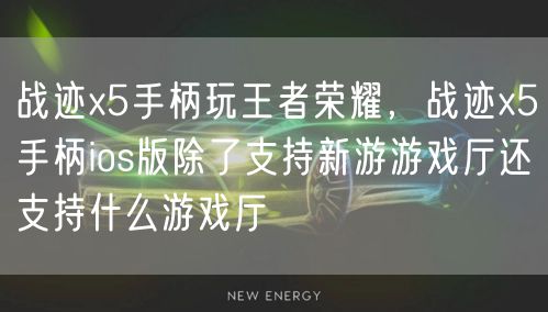 战迹x5手柄玩王者荣耀，战迹x5手柄ios版除了支持新游游戏厅还支持什么游戏厅
