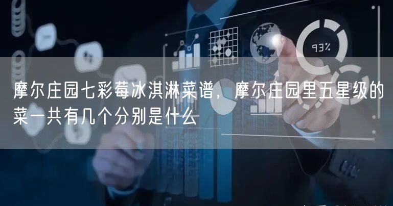 摩尔庄园七彩莓冰淇淋菜谱，摩尔庄园里五星级的菜一共有几个分别是什么