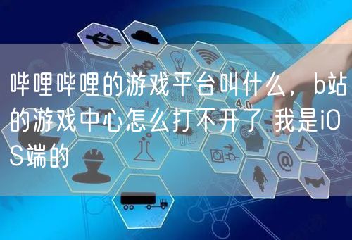 哔哩哔哩的游戏平台叫什么，b站的游戏中心怎么打不开了 我是iOS端的