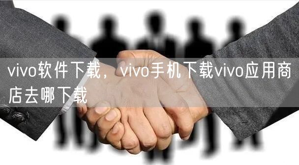 vivo软件下载，vivo手机下载vivo应用商店去哪下载