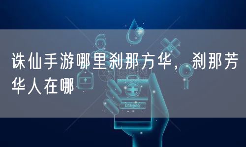 诛仙手游哪里刹那方华，刹那芳华人在哪