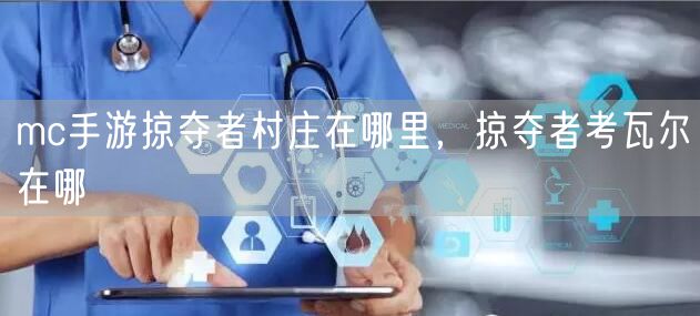 mc手游掠夺者村庄在哪里,掠夺者考瓦尔在哪