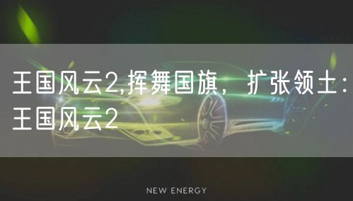 王国风云2,挥舞国旗，扩张领土：王国风云2