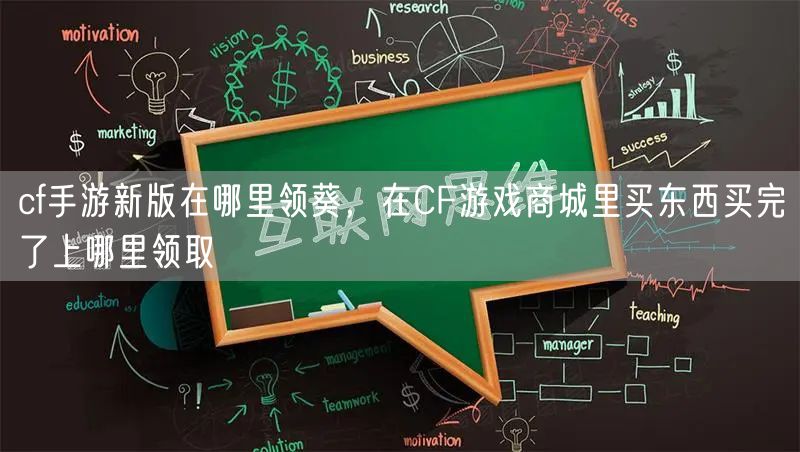 cf手游新版在哪里领葵，在CF游戏商城里买东西买完了上哪里领取