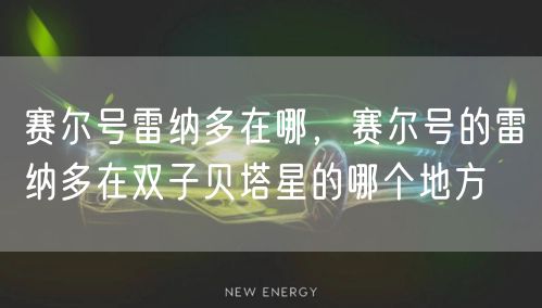 赛尔号雷纳多在哪，赛尔号的雷纳多在双子贝塔星的哪个地方