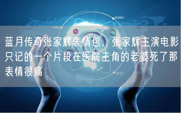 蓝月传奇张家辉表情包,张家辉主演电影只记的一个片段在医院主角的老婆死了那表情很痛