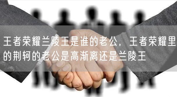 王者荣耀兰陵王是谁的老公，王者荣耀里的荆轲的老公是高渐离还是兰陵王