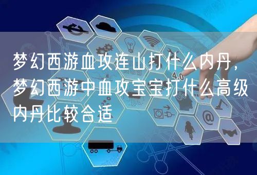 梦幻西游血攻连山打什么内丹，梦幻西游中血攻宝宝打什么高级内丹比较合适