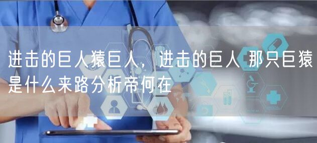 进击的巨人猿巨人，进击的巨人 那只巨猿是什么来路分析帝何在