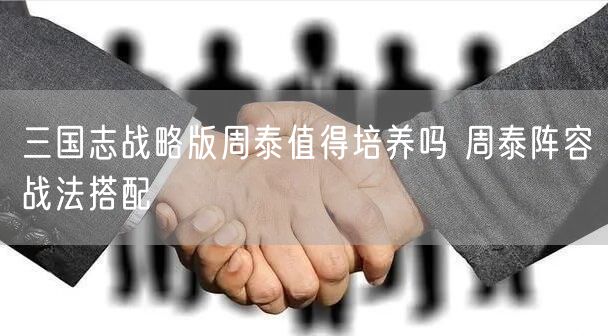 三国志战略版周泰值得培养吗 周泰阵容战法搭配