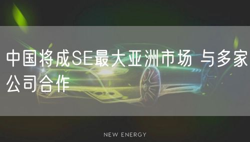 中国将成SE最大亚洲市场 与多家公司合作