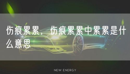 伤痕累累，伤痕累累中累累是什么意思