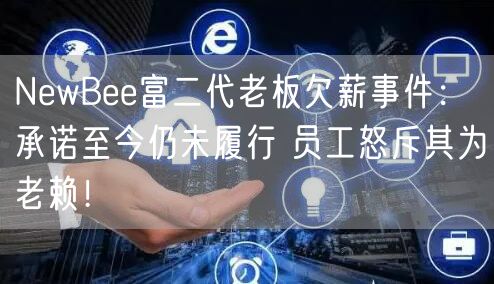 NewBee富二代老板欠薪事件：承诺至今仍未履行 员工怒斥其为老赖！