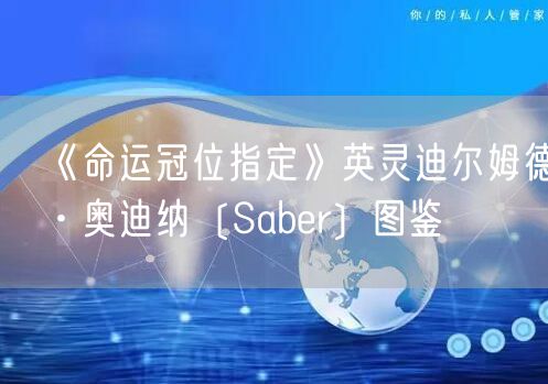 《命运冠位指定》英灵迪尔姆德·奥迪纳〔Saber〕图鉴