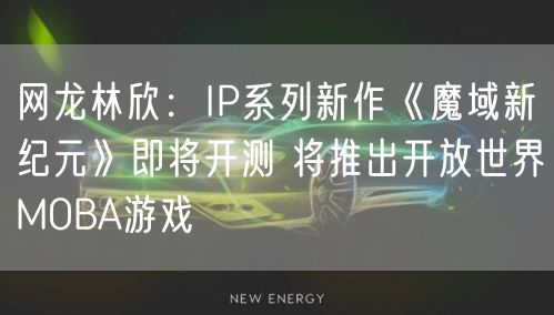 网龙林欣：IP系列新作《魔域新纪元》即将开测 将推出开放世界MOBA游戏